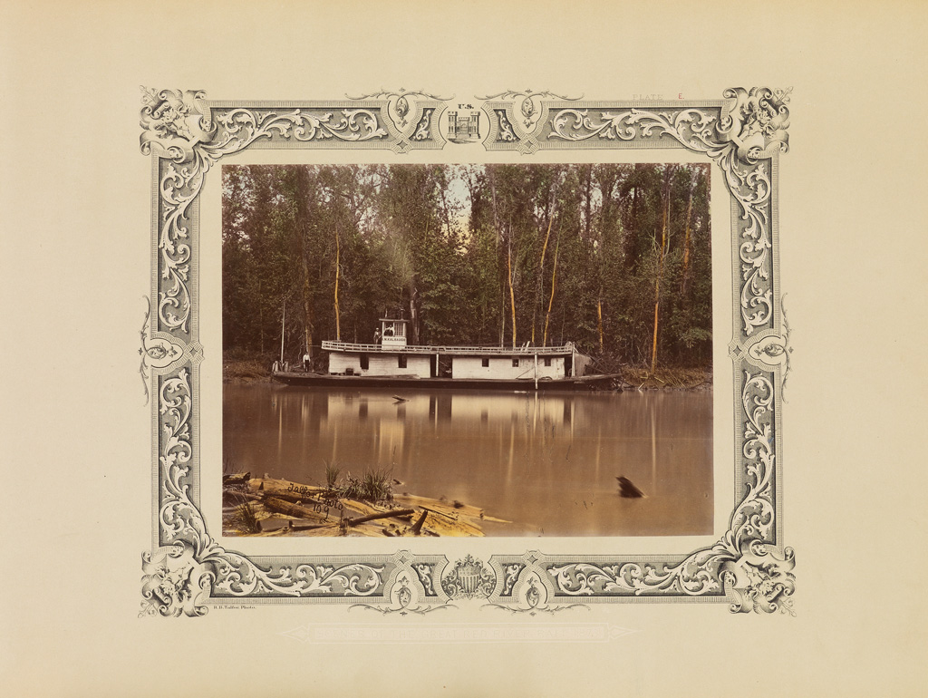 (LOUISIANA--THE GREAT RAFT) Album entitled Photographic Views of Red River Raft with 113 photographs by Robert B. Talfor.